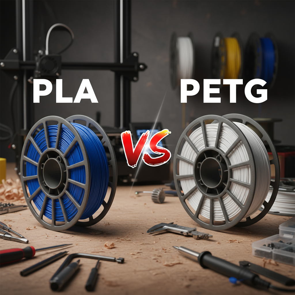 PLA vs PETG: cuál filamento elegir para tu impresora 3D en 2025