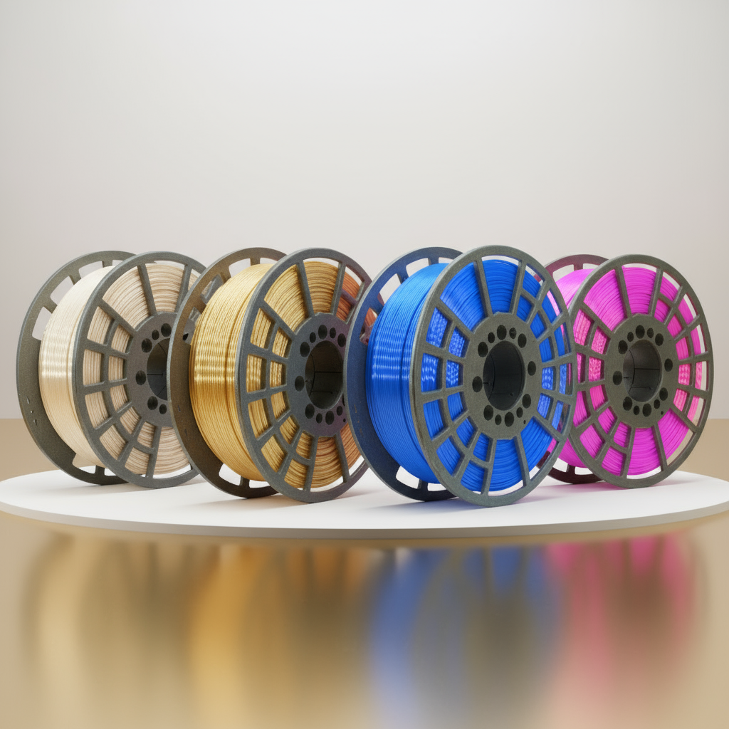 PLA+ Silk Filament - Glossy Pearlescent Finish