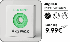 4Kg Pack Silk Mint Green
